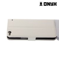Чехол книжка для HTC One X9 - Белый