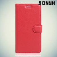 Чехол книжка для Huawei Honor 5C - Красный