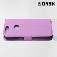 Чехол книжка для Huawei Honor 8 - Фиолетовый