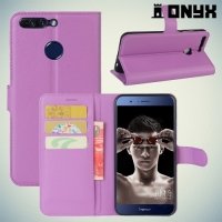 Чехол книжка для Huawei Honor 8 Pro - Фиолетовый