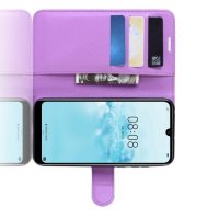 Чехол книжка для Huawei Honor 8S / Y5 2019 - Фиолетовый