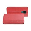 Чехол книжка для Huawei Mate 30 Lite с магнитом и отделением для карты - Красный