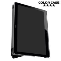 Чехол книжка для Huawei MediaPad T3 10.0 - Черный