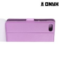 Чехол книжка для Huawei Nova 2s - Фиолетовый