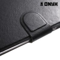 Чехол книжка флип кейс для Huawei P10 - Черный