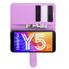 Чехол книжка для Huawei Y5p / Honor 9S отделения для карт и подставка Фиолетовый