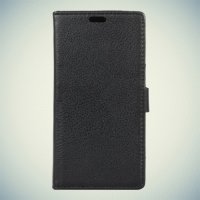 Fasion Case чехол книжка флип кейс для Huawei Y6 II - Черный