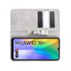 Чехол книжка для Huawei Y6p с магнитом и отделением для карты - Серый