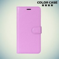Чехол книжка для Huawei Y9 2018 - Фиолетовый