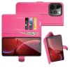 Чехол книжка для iPhone 13 Pro отделения для карт и подставка Розовый