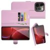 Чехол книжка для iPhone 13 Pro отделения для карт и подставка Светло Розовый