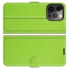 Чехол книжка для iPhone 13 Pro отделения для карт и подставка Зеленый