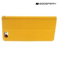 Чехол книжка для iPhone 6S / 6 Mercury Goospery - Желтый