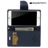 Чехол книжка для iPhone 6S / 6 Mercury Goospery - Фиолетовый