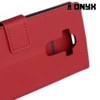 Чехол книжка для LG G Vista 2 H740 - Красный