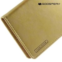 Чехол книжка для LG G5 H845 MERCURY GOOSPERY Blue Moon - Золотой