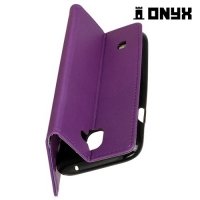 Чехол книжка для LG K3 2017 - Фиолетовый
