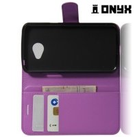 Чехол книжка для LG K5 - Фиолетовая