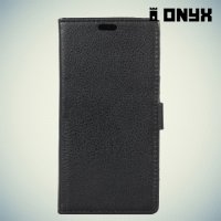 Чехол книжка для LG K8 2017 X300 - Черный