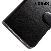 Чехол книжка для LG K8 K350E - Черный