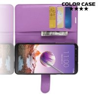 Чехол книжка для LG Q Stylus+ Q710 - Фиолетовый