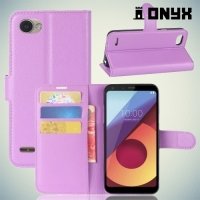 Чехол книжка для LG Q6 M700AN / Q6a M700 - Фиолетовый