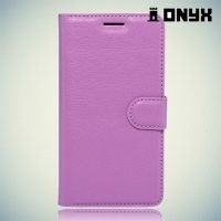 Чехол книжка для LG X Cam - Фиолетовый