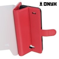 Чехол книжка для LG X Power 2 LGM320 - Красный