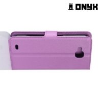 Чехол книжка для LG X venture M710DS - Фиолетовый