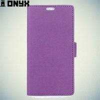 Чехол книжка для Meizu m3 mini - Фиолетовый