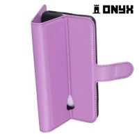 Чехол книжка для Meizu M5c - Фиолетовый