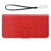 Чехол книжка для Meizu Note 9 с магнитом и отделением для карты - Красный