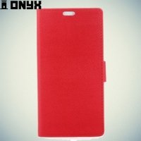 Fasion Case чехол книжка флип кейс для Meizu Pro 6 - Красный