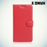 Чехол книжка для Meizu Pro 6 - Красный