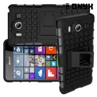 Противоударный защитный чехол для Microsoft Lumia 950 - Черный