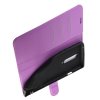 Чехол книжка для OnePlus 8 отделения для карт и подставка Фиолетовый