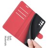 Чехол книжка для OnePlus 9R отделения для карт и подставка Красный