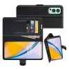 Чехол книжка для OnePlus Nord 2 5G отделения для карт и подставка Черный