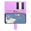 Чехол книжка для Oppo A72 отделения для карт и подставка Фиолетовый