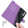 Чехол книжка для Oppo A74 отделения для карт и подставка Фиолетовый