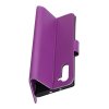 Чехол книжка для Realme 6 Pro отделения для карт и подставка Фиолетовый