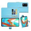 Чехол книжка для Realme 8 5G / Narzo 30 5G отделения для карт и подставка Синий