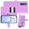 Чехол книжка для Realme X3 Superzoom отделения для карт и подставка Фиолетовый