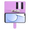 Чехол книжка для Realme X3 Superzoom отделения для карт и подставка Фиолетовый