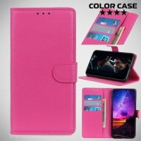 Чехол книжка для Samsung Galaxy A10e - Розовый