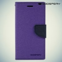 Чехол книжка для Samsung Galaxy A5 2017 SM-A520F Mercury Goospery - Фиолетовый