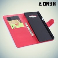 Чехол книжка для Samsung Galaxy A7 - Красный