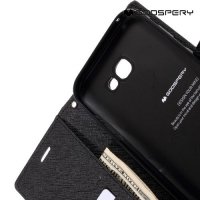 Чехол книжка для Samsung Galaxy A7 2017 SM-A720F Mercury Goospery - Черный