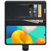 Чехол книжка для Samsung Galaxy M32 отделения для карт и подставка Черный