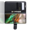 Чехол книжка для Samsung Galaxy Note 10 отделения для карт и подставка Черный